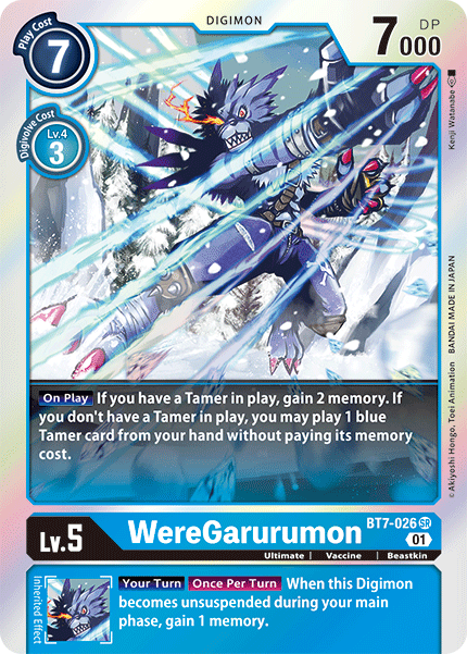 Image of WereGarurumon [BT7-026] [Next Adventure]