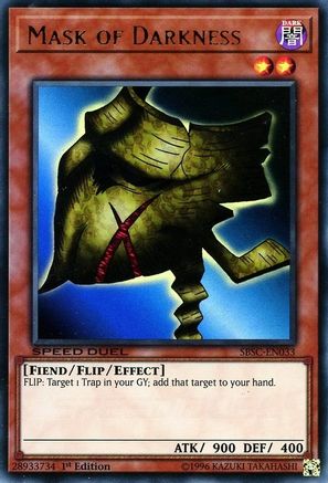 Image of Mask of Darkness [SBSC-EN033] Ultra Rare
