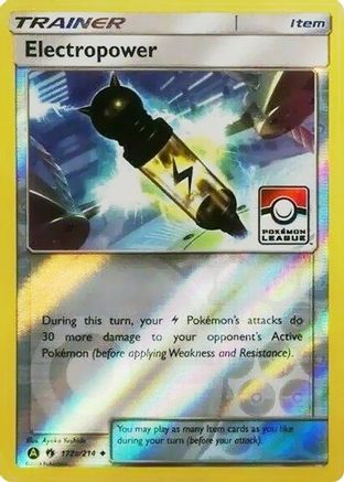 Image of Electropower (172a/214) (League Promo) [Sun & Moon: Lost Thunder]