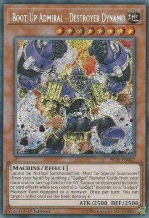 Image of Boot-Up Admiral - Destroyer Dynamo [FIGA-EN002] Secret Rare
