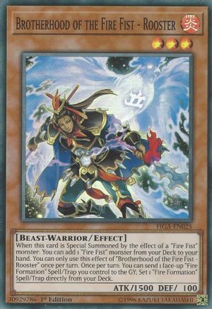 Image of Brotherhood of the Fire Fist - Rooster [FIGA-EN025] Super Rare