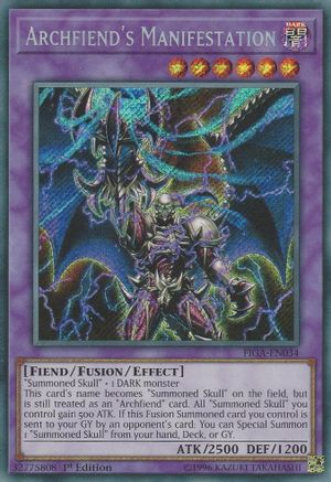 Image of Archfiend's Manifestation [FIGA-EN034] Secret Rare