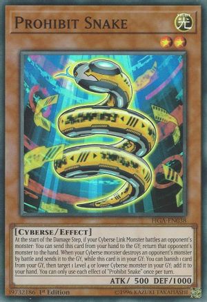 Image of Prohibit Snake [FIGA-EN038] Super Rare