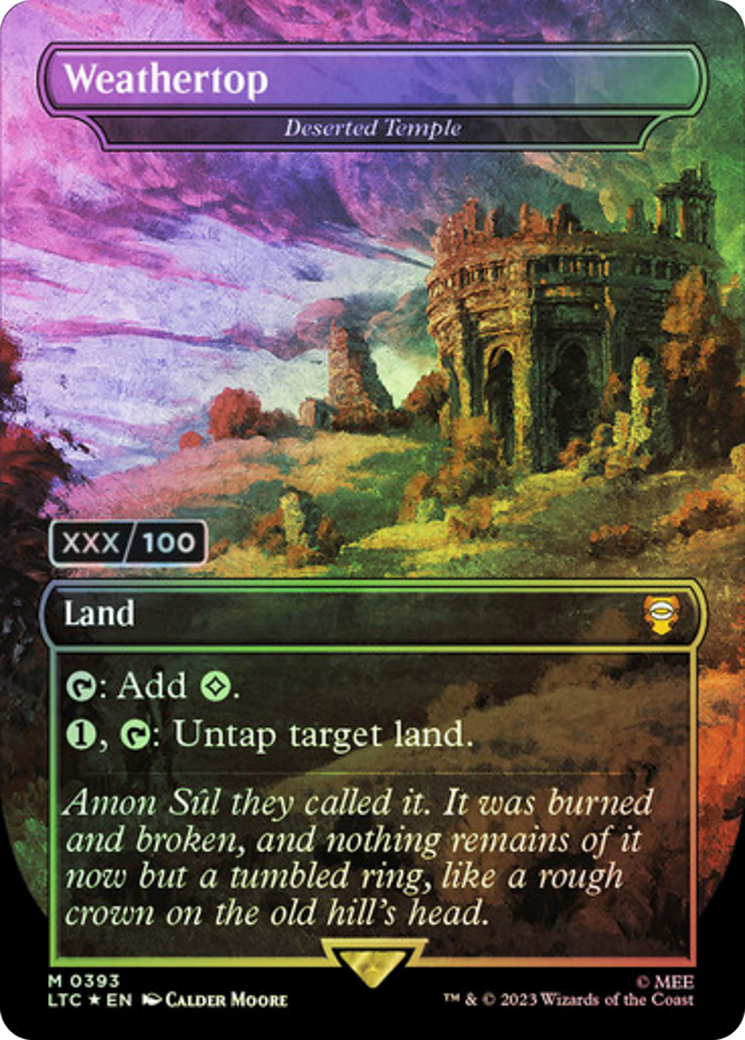 Image of Weathertop - Deserted Temple (Serialized) [The Lord of the Rings: Tales of Middle-Earth Commander]