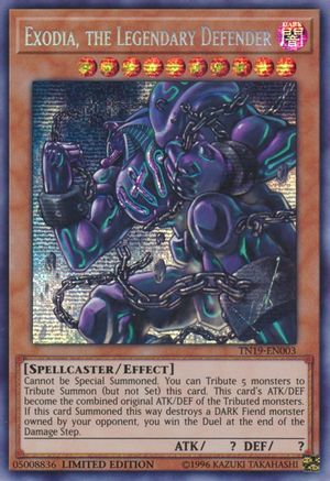 Image of Exodia, the Legendary Defender [TN19-EN003] Prismatic Secret Rare