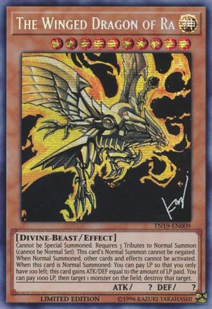 Image of The Winged Dragon of Ra [TN19-EN009] Prismatic Secret Rare