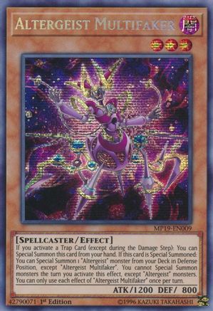 Image of Altergeist Multifaker [MP19-EN009] Prismatic Secret Rare