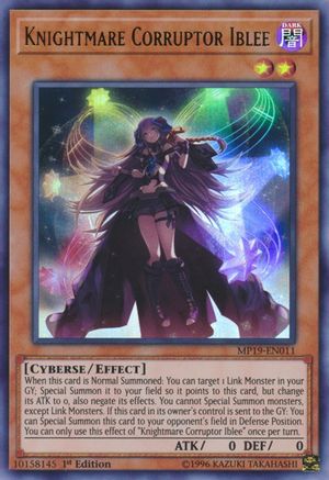 Image of Knightmare Corruptor Iblee [MP19-EN011] Ultra Rare