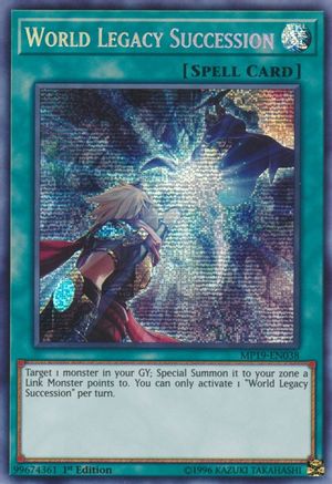 Image of World Legacy Succession [MP19-EN038] Prismatic Secret Rare