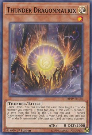 Image of Thunder Dragonmatrix [MP19-EN166] Common