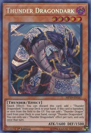 Image of Thunder Dragondark [MP19-EN167] Prismatic Secret Rare