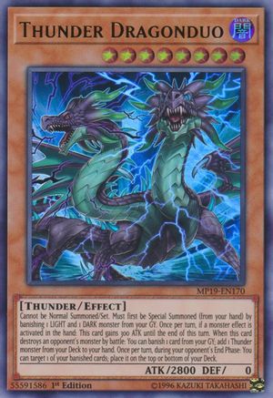 Image of Thunder Dragonduo [MP19-EN170] Ultra Rare