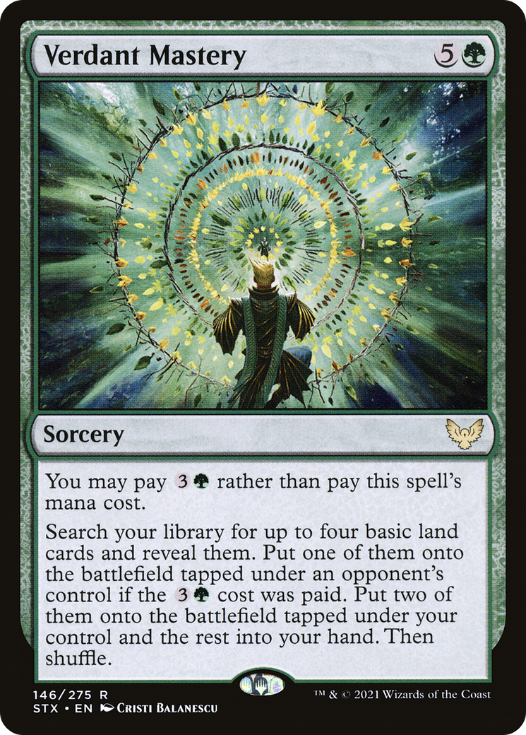 Image of Verdant Mastery [Strixhaven: School of Mages]