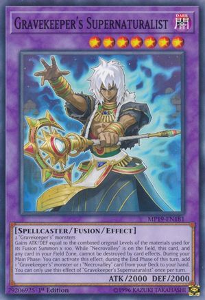 Image of Gravekeeper's Supernaturalist [MP19-EN181] Common