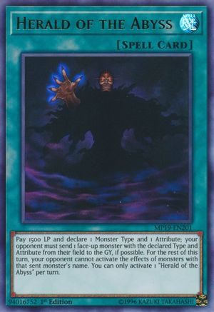 Image of Herald of the Abyss [MP19-EN201] Ultra Rare