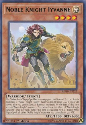 Image of Noble Knight Iyvanne [MP19-EN222] Rare