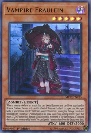 Image of Vampire Fraulein [MP19-EN235] Ultra Rare