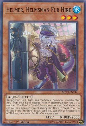 Image of Helmer, Helmsman Fur Hire [MP19-EN246] Common