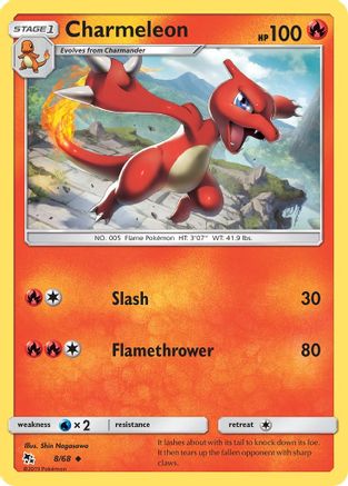 Image of Charmeleon (8/68) [Sun & Moon: Hidden Fates]