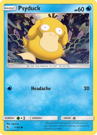 Image of Psyduck (11/68) [Sun & Moon: Hidden Fates]