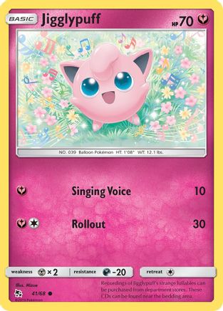 Image of Jigglypuff (41/68) [Sun & Moon: Hidden Fates]