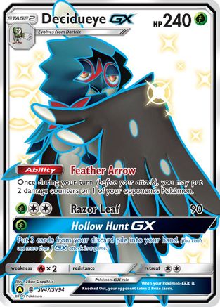 Image of Decidueye GX (SV47/SV94) [Sun & Moon: Hidden Fates - Shiny Vault]
