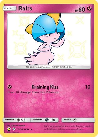 Image of Ralts (SV34/SV94) [Sun & Moon: Hidden Fates - Shiny Vault]