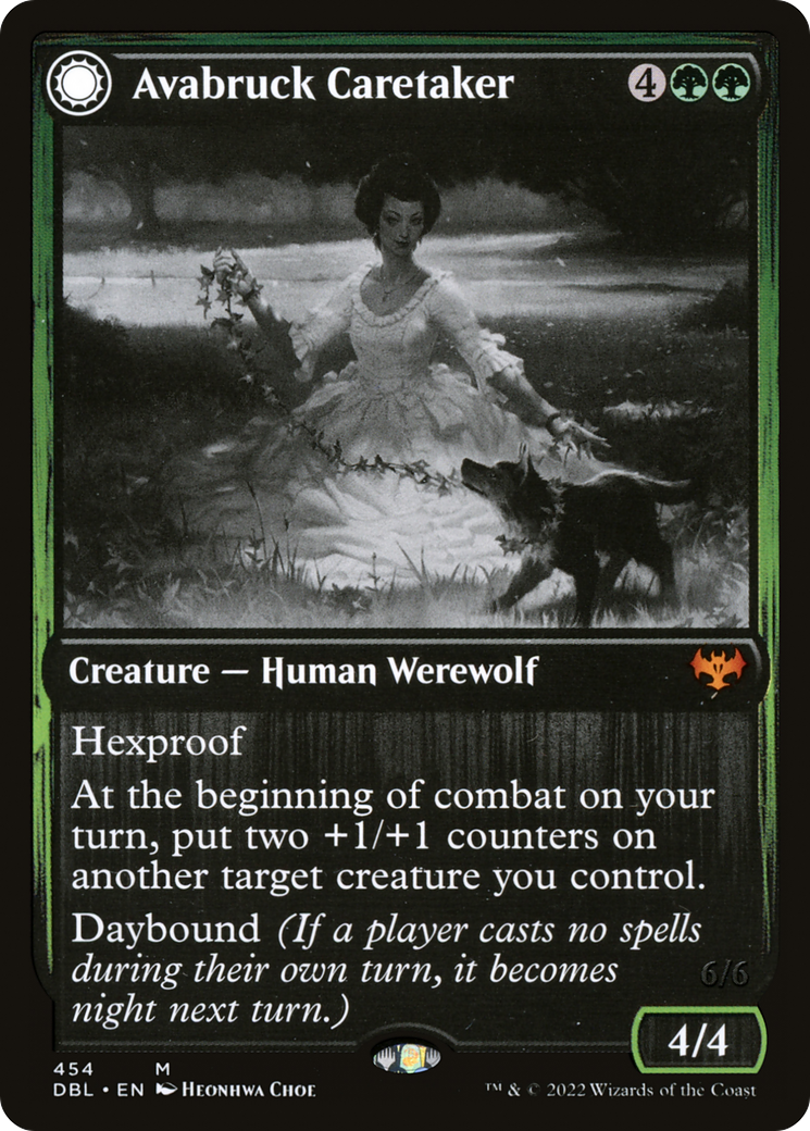 Image of Avabruck Caretaker // Hollowhenge Huntmaster [Innistrad: Double Feature]