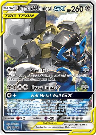 Image of Lucario & Melmetal GX (SM192) [Sun & Moon: Black Star Promos]
