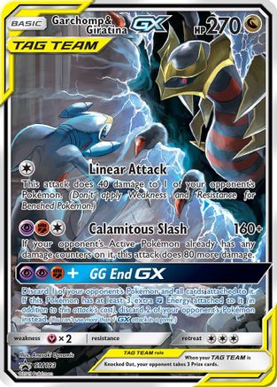 Image of Garchomp & Giratina GX (SM193) [Sun & Moon: Black Star Promos]