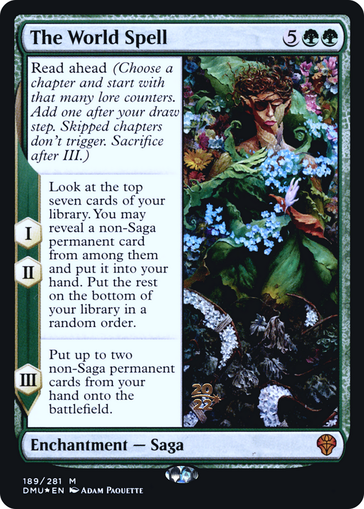 Image of The World Spell [Dominaria United Prerelease Promos]