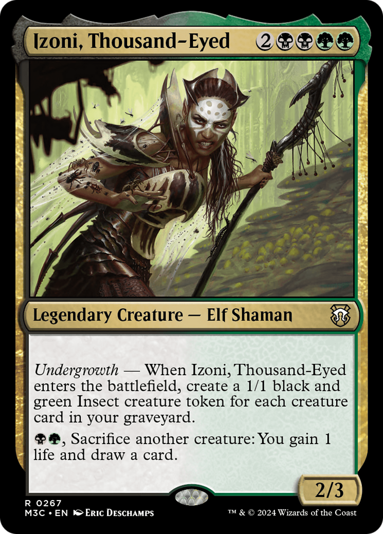 Image of Izoni, Thousand-Eyed (Ripple Foil) [Modern Horizons 3 Commander]
