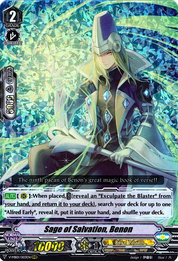 Image of Sage of Salvation, Benon (V-MB01/003EN) [PSYqualia Strife]