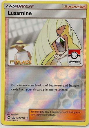 Image of Lusamine (153a/156) (League Challenge Alt Art 1st Place) [Sun & Moon: Ultra Prism]