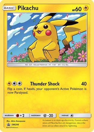 Image of Pikachu (SM206) [Sun & Moon: Black Star Promos]