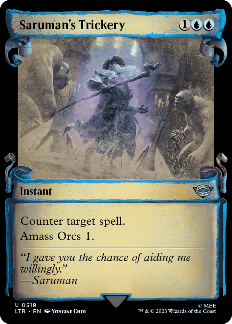 Image of Saruman's Trickery [The Lord of the Rings: Tales of Middle-Earth Showcase Scrolls]