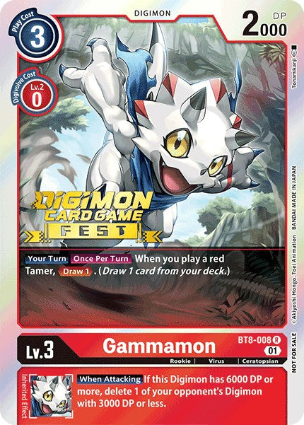 Image of Gammamon [BT8-008] (Digimon Card Game Fest 2022) [New Awakening Promos]