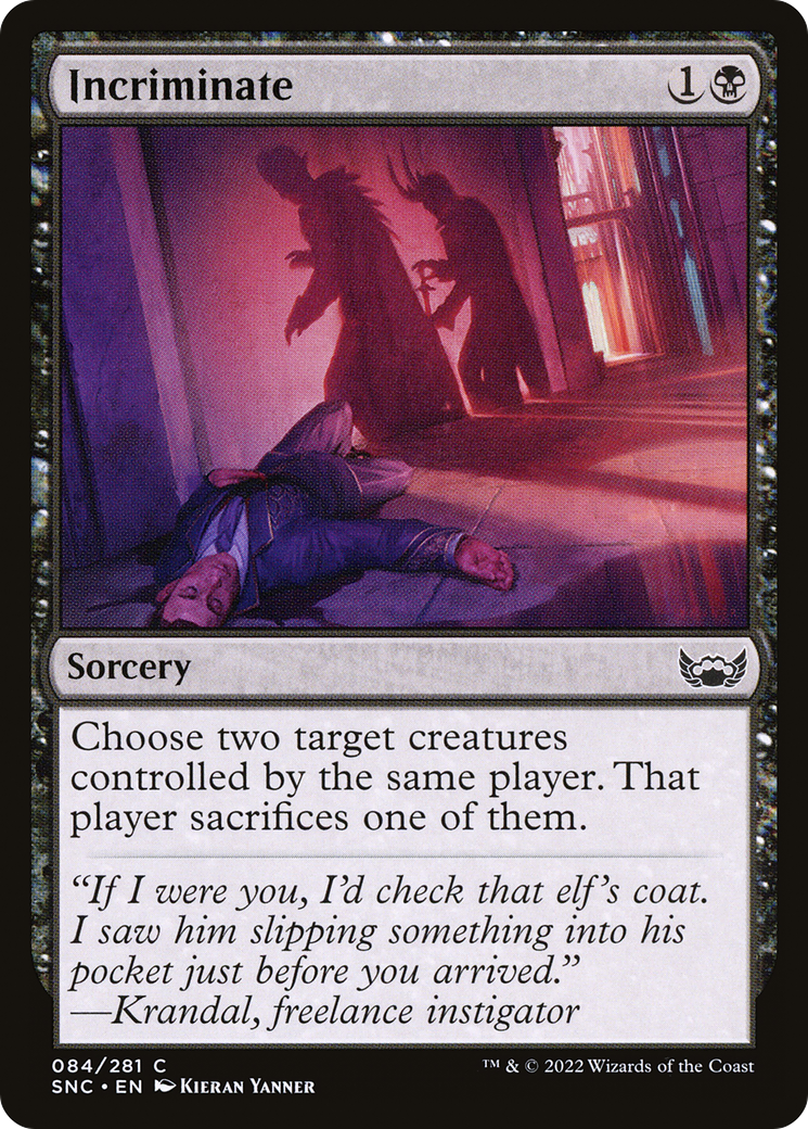 Image of Incriminate [Streets of New Capenna]