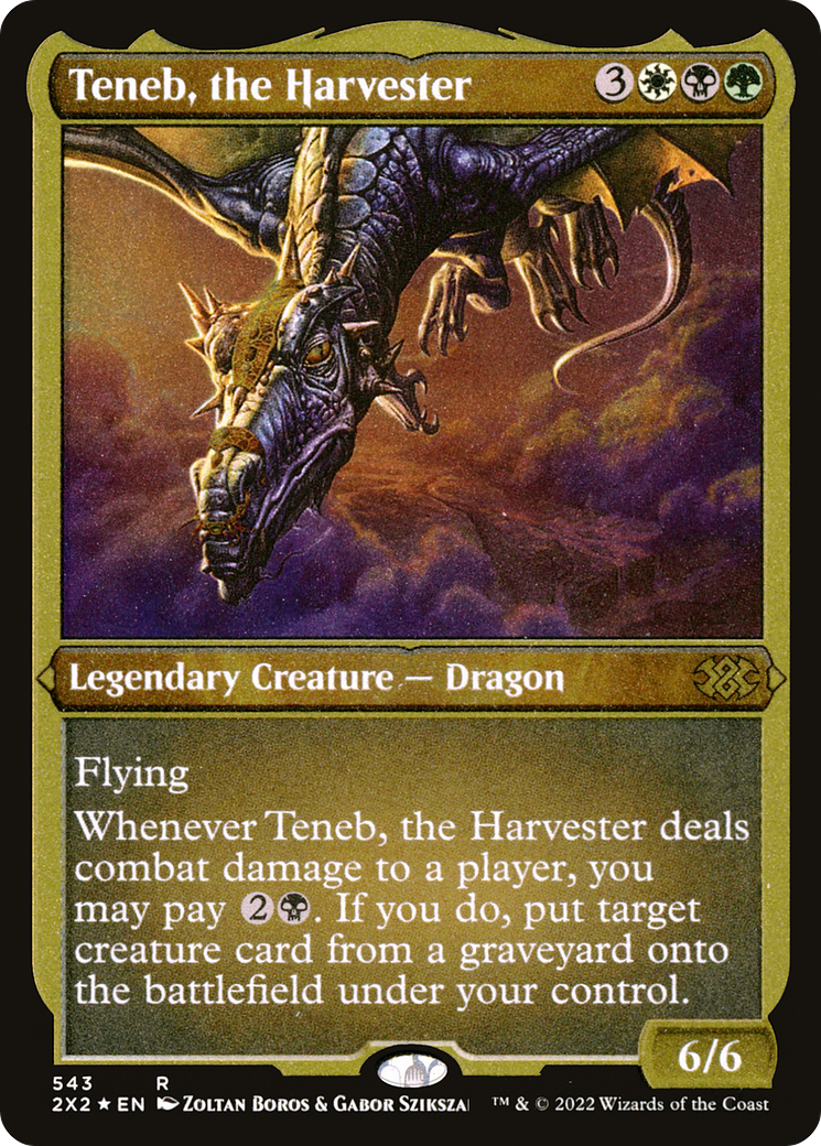 Image of Teneb, the Harvester (Foil Etched) [Double Masters 2022]