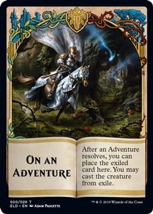 Image of Emblem - On an Adventure (ELD-020) - Throne of Eldraine