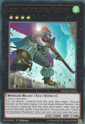 Image of Castel, the Skyblaster Musketeer [DUDE-EN018] Ultra Rare