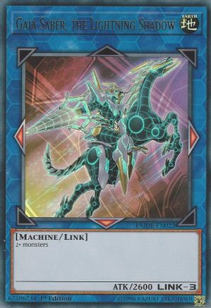 Image of Gaia Saber, the Lightning Shadow [DUDE-EN022] Ultra Rare