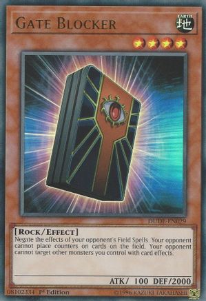 Image of Gate Blocker [DUDE-EN029] Ultra Rare