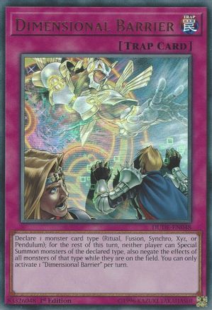 Image of Dimensional Barrier [DUDE-EN048] Ultra Rare