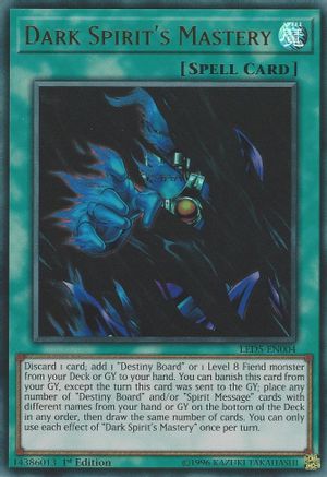 Image of Dark Spirit's Mastery [LED5-EN004] Ultra Rare