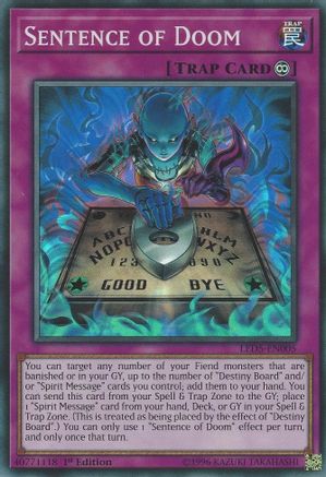 Image of Sentence of Doom [LED5-EN005] Super Rare