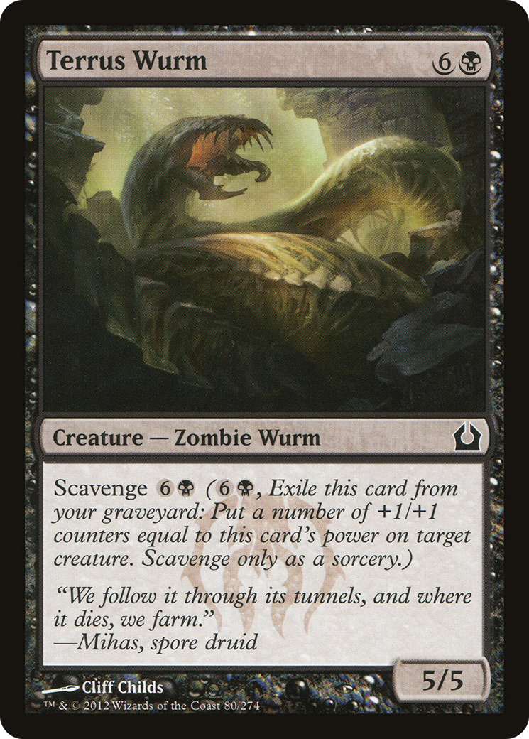 Image of Terrus Wurm [Return to Ravnica]