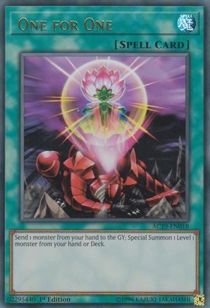 Image of One for One [AC19-EN018] Ultra Rare