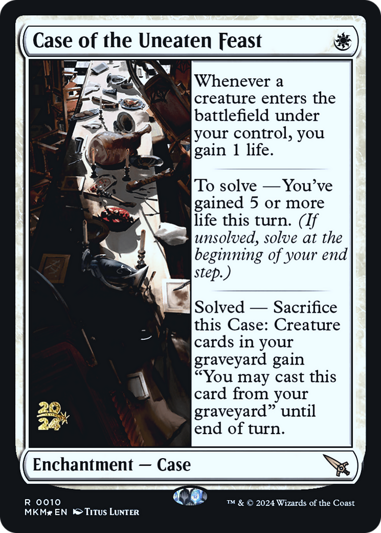 Image of Case of the Uneaten Feast [Murders at Karlov Manor Prerelease Promos]
