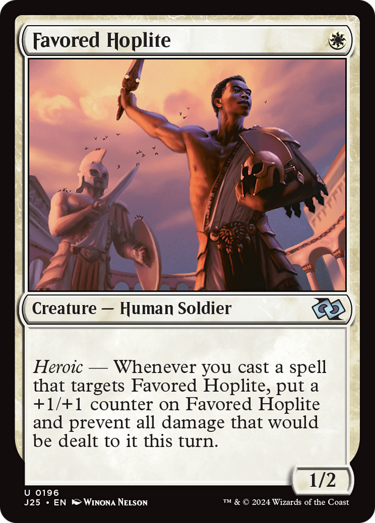 Image of Favored Hoplite [Foundations Jumpstart]